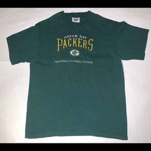 Vintage NFL Lee Sport T Shirt Embroidered Packers